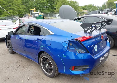 2017 Honda Civic Lx из США, поврежденный, VIN 19XFC2F53HE217867